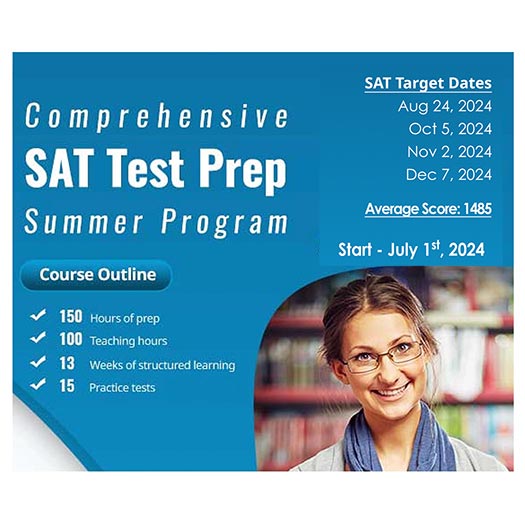 SAT Summer Comprehensive Test Prep 2024 Rising Future