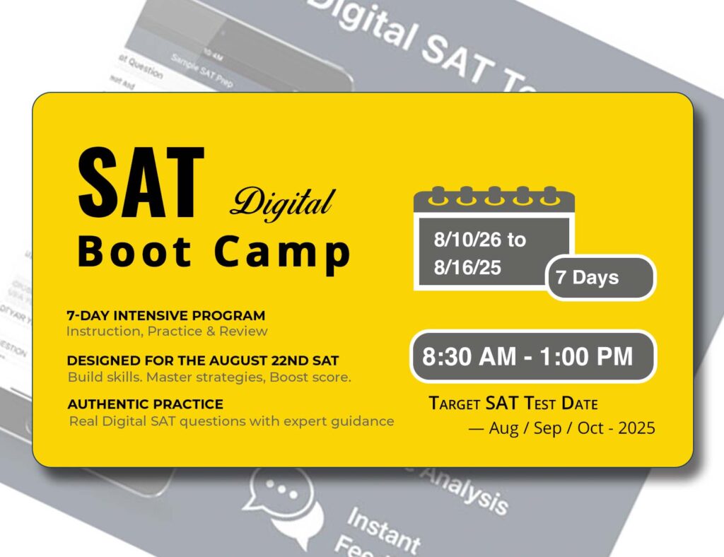 SAT Boot Camp